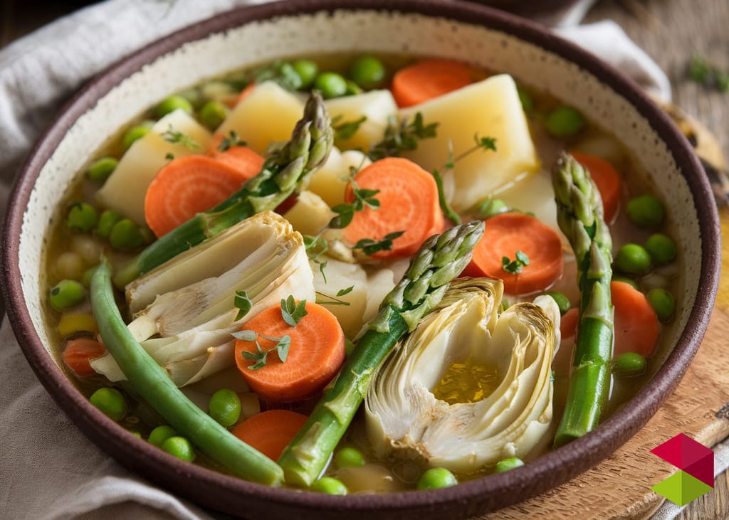 Receta Menestra de verduras al estilo santanderino