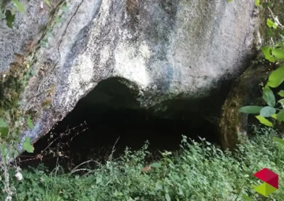 Mapa interior cueva Otero en Cantabria