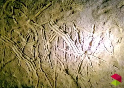 Grabados cueva de la Clotilde