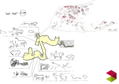 Mapa Cueva de Altamira