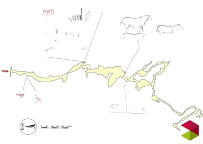 Mapa Cueva de Cullalvera