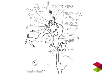 Mapa Cueva de las Chimeneas