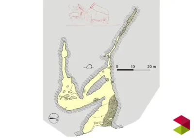 Mapa Cueva de Los Corrales