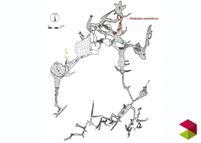 Mapa de la Cueva del Juyo