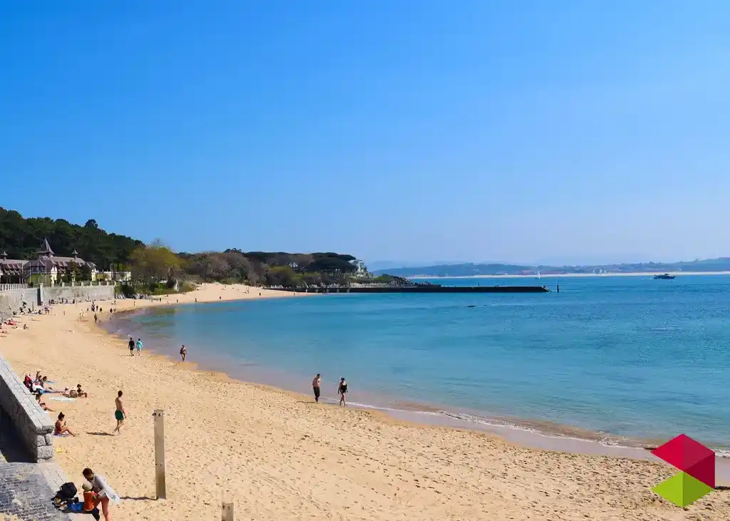 Playa de la Magdalena en Santander