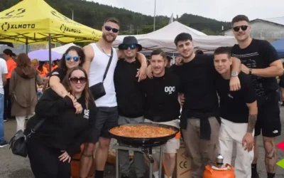 La Peña Mamá no duermo en casa primer premio del Concurso de paellas de las Fiestas de San Antonio en Renedo