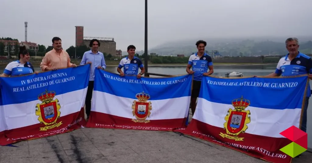 Noticias Astillero 27 traineras y casi medio millar de deportistas en la bandera Real Astillero de Guarnizo