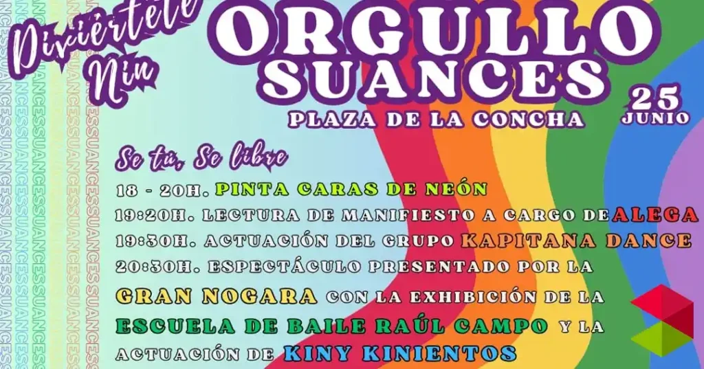 Noticias de Suances Fiesta del Orgullo en Suances 2025