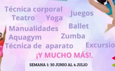 Campus de verano de gimnasia rítmica y danza