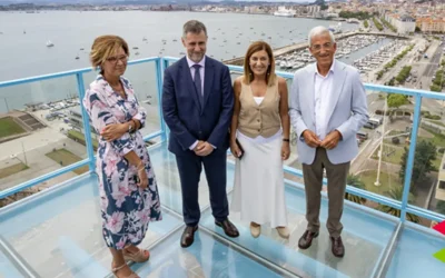 Buruaga anuncia que la terraza y los nuevos miradores del Palacio de Festivales se inaugurarán en septiembre