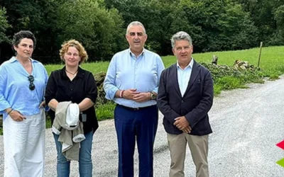 Media inaugura la mejora de varios caminos en Selaya