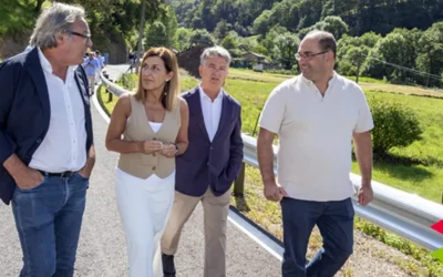 Inaugurada la mejora de la carretera de acceso a Pisueña