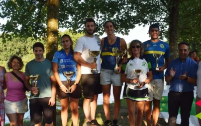Julio Alonso y Cristina Franco, ganadores de la XIII Regata de Piragüismo Real Valle de Piélagos