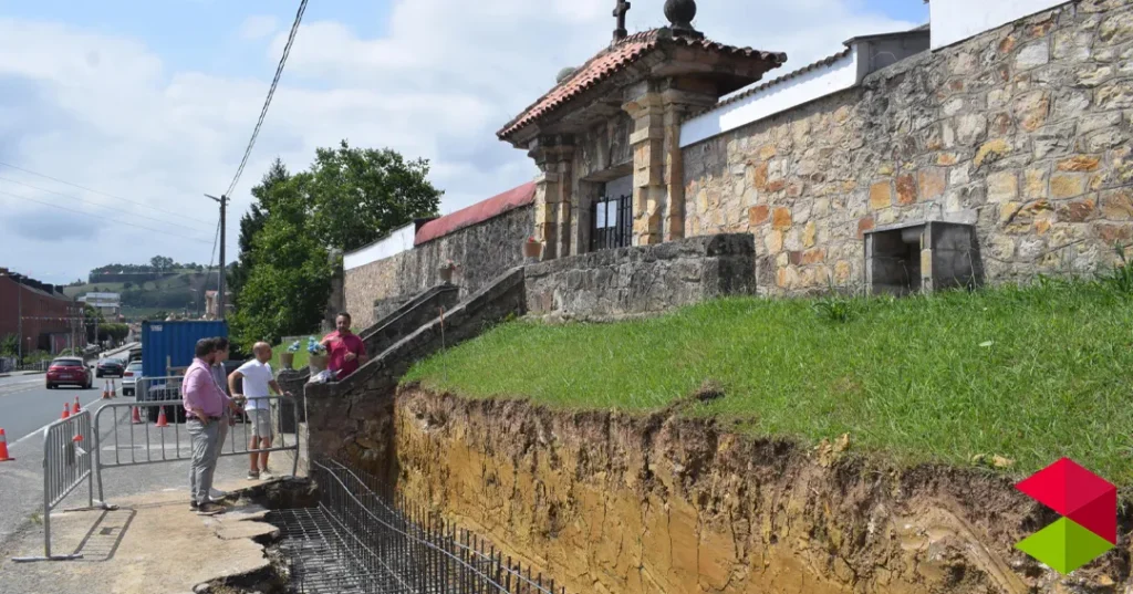 Noticias Piélagos Piélagos pone en marcha las obras de mejora de la accesibilidad del cementerio de Parbayón una actuación largamente demandada por los vecinos