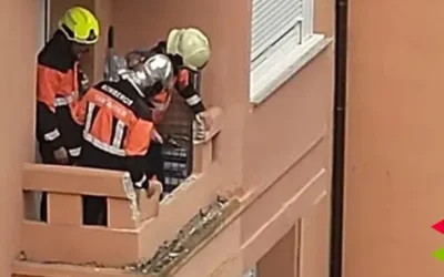 Desprendimientos en balcones y cubiertas ponen en jaque a vecinos de Santander y Santoña