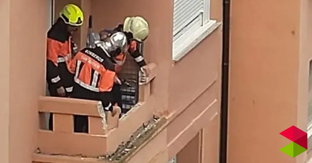 Desprendimientos en balcones y cubiertas ponen en jaque a vecinos de Santander y Santoña