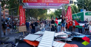 Multa de 3.001 € por una pancarta incómoda durante La Vuelta en Laredo