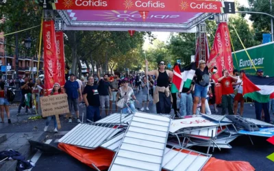 Multa de 3.001 € por una pancarta incómoda durante La Vuelta en Laredo
