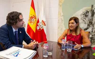 Buruaga y Fernández Soberón analizan los proyectos prioritarios en Astillero