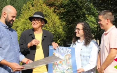 La obra “Fantasía medieval” del pintor Alberto Gallo anuncia este año el Desfile de Carrozas Artísticas