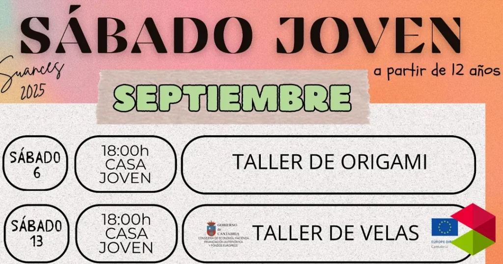 Noticias Suances Vuelve a Suances la programación de “Sábado Joven”