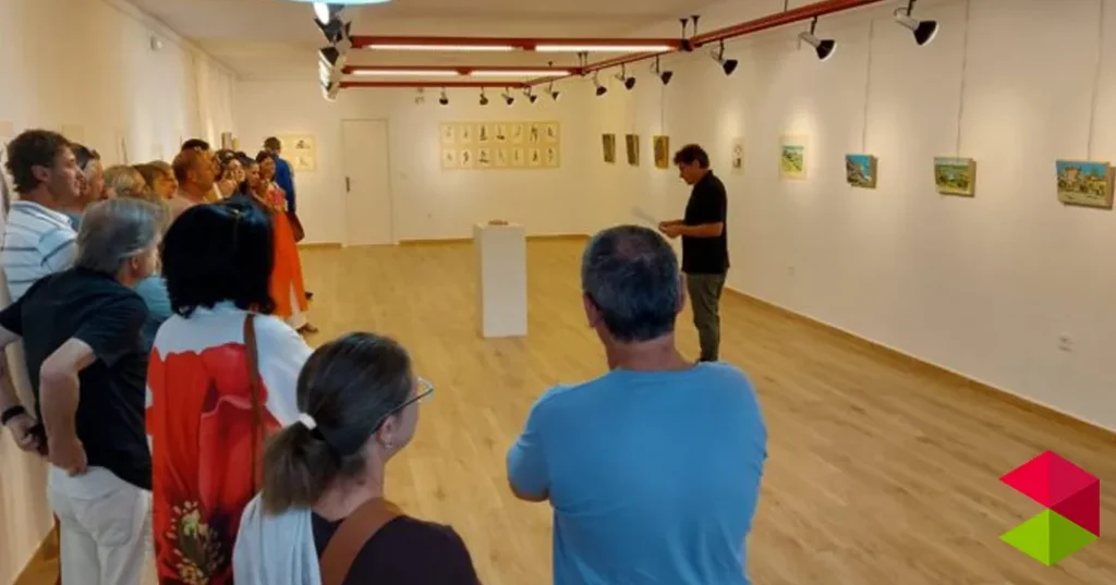 Noticias Suances El pintor Alberto Quevedo cierra la temporada expositiva de “Algas”