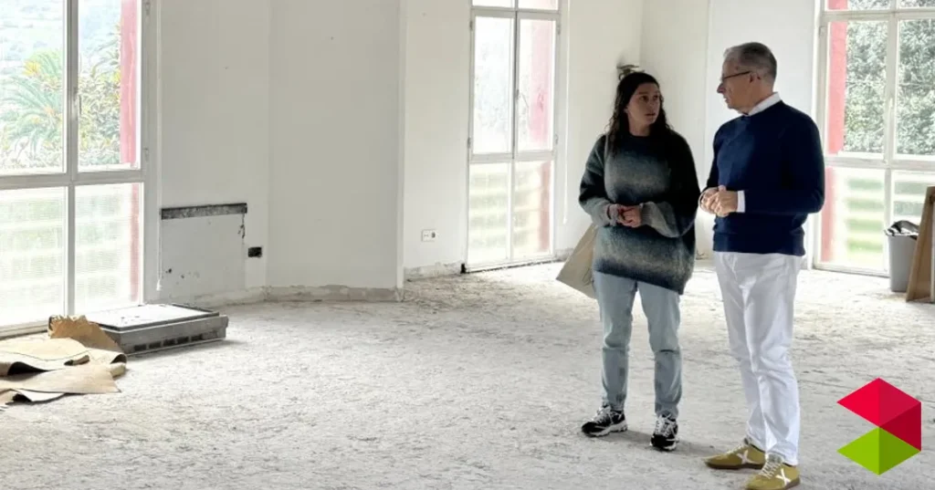 Noticias Astillero Avanzan las obras de la sala de estudio 24h de la Biblioteca Miguel Artigas en Astillero