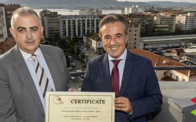 Camargo recibe el certificado de Global Geoparks Network como miembro del Geoparque Costa Quebrada