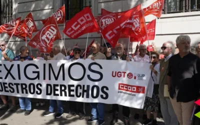CCOO y UGT exigen políticas positivas para unas personas mayores que representan el 25% de la población cántabra