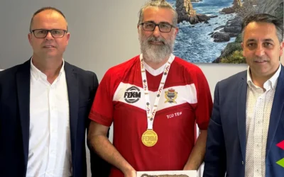 Piélagos reconoce los éxitos deportivos de Luis Cid vecino de Liéncres