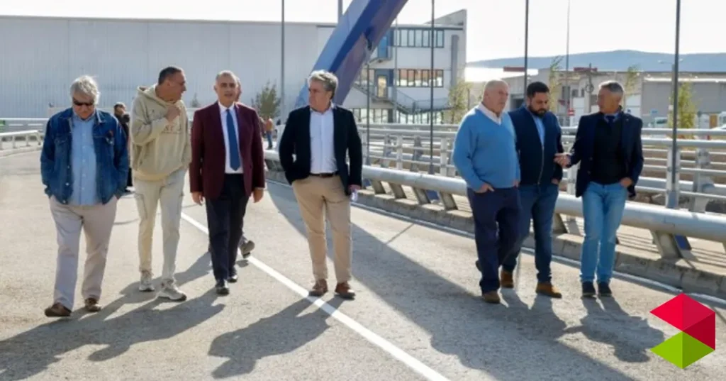 Noticias Reinosa Inauguradas las obras de ampliación del Puente nuevo sobre el río Híjar