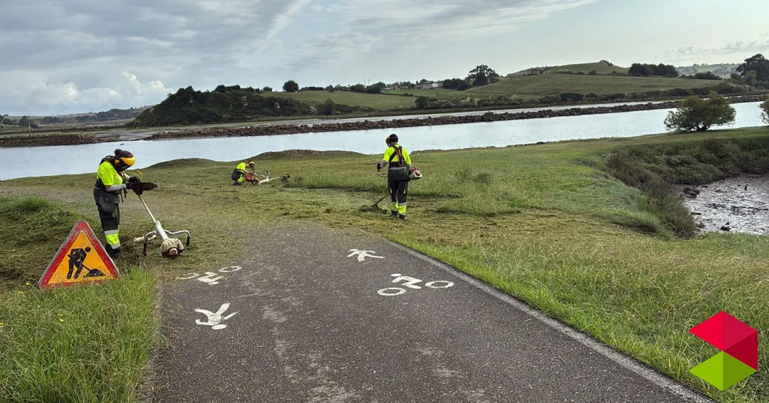 Noticias Suances El Taller de Empleo Suances Verde IV avanza a buen ritmo en su proceso de formación y mantenimiento de zonas verdes en el municipio