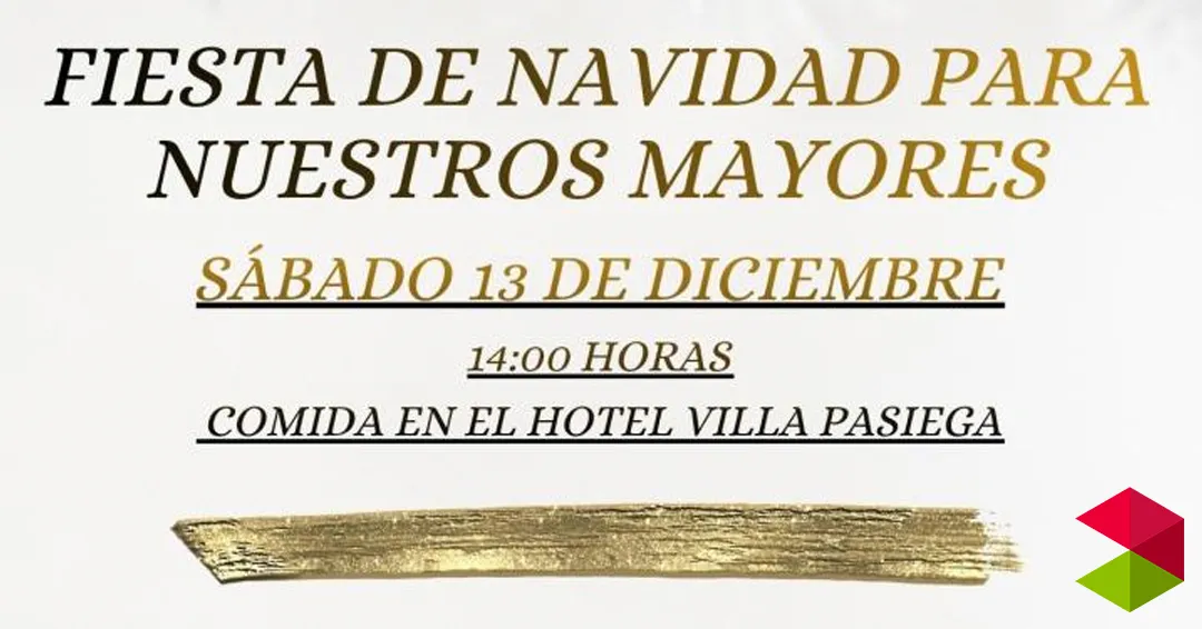 Fiesta de Navidad para nuestros mayores Entrambasaguas