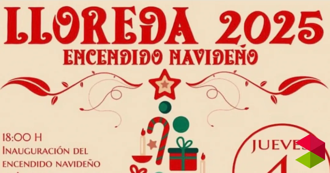 Horario encendido Navidad Lloreda 2025