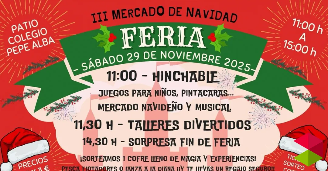 Horario mercado Navidad Laredo 2025