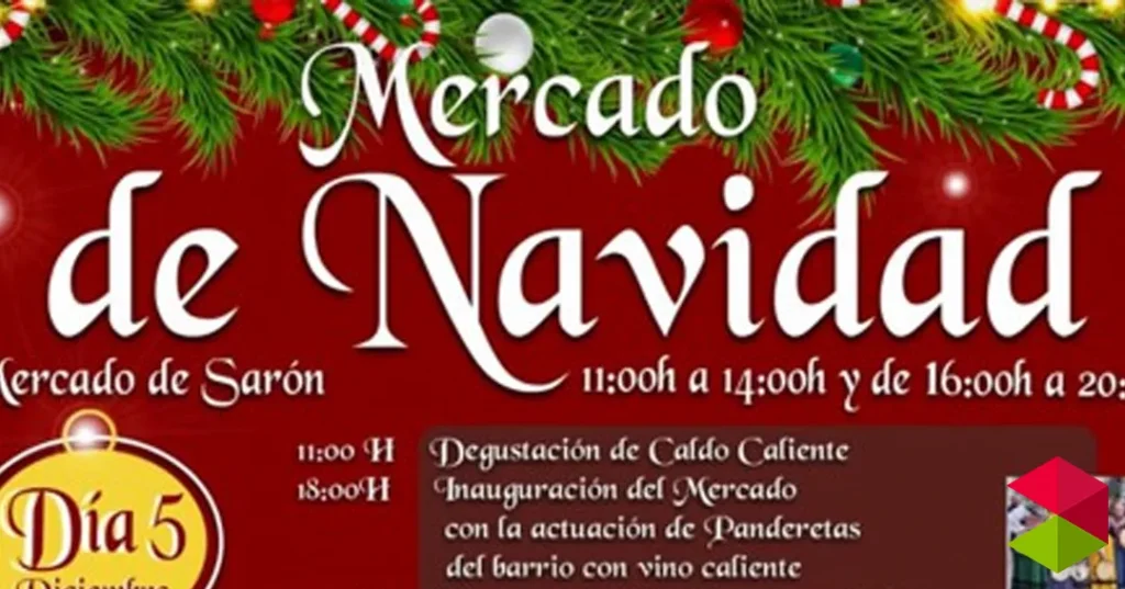Programa Mercado de Navidad Sarón 2025