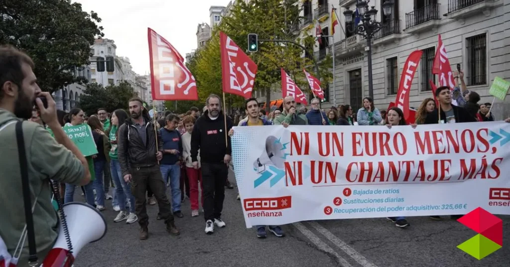 Noticias Cantabria CCOO mantiene el pulso con Educación para lograr un acuerdo justo para el profesorado que desde 2011 está perdiendo poder adquisitivo