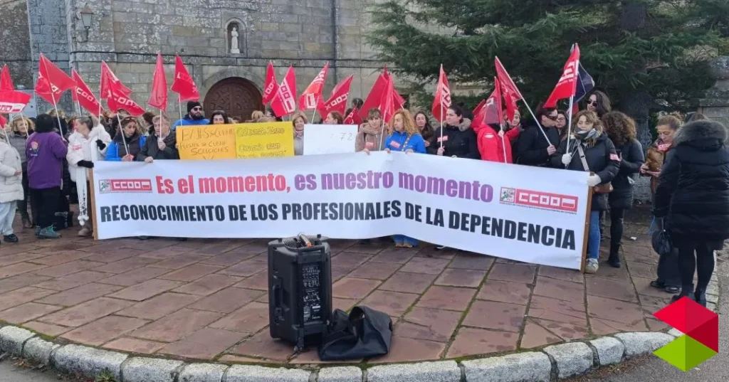 Noticias Cantabria CCOO se moviliza en defensa de la plantilla de la residencia San Francisco de Reinosa y la garantía de la prestación del servicio