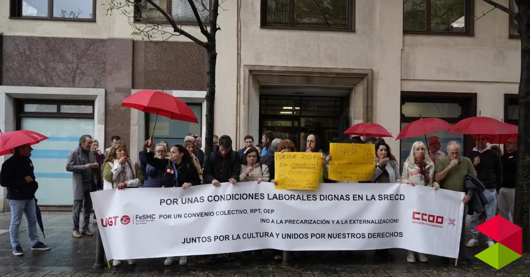 Los sindicatos inician un calendario de movilizaciones en la SRECD con concentraciones en sus principales sedes
