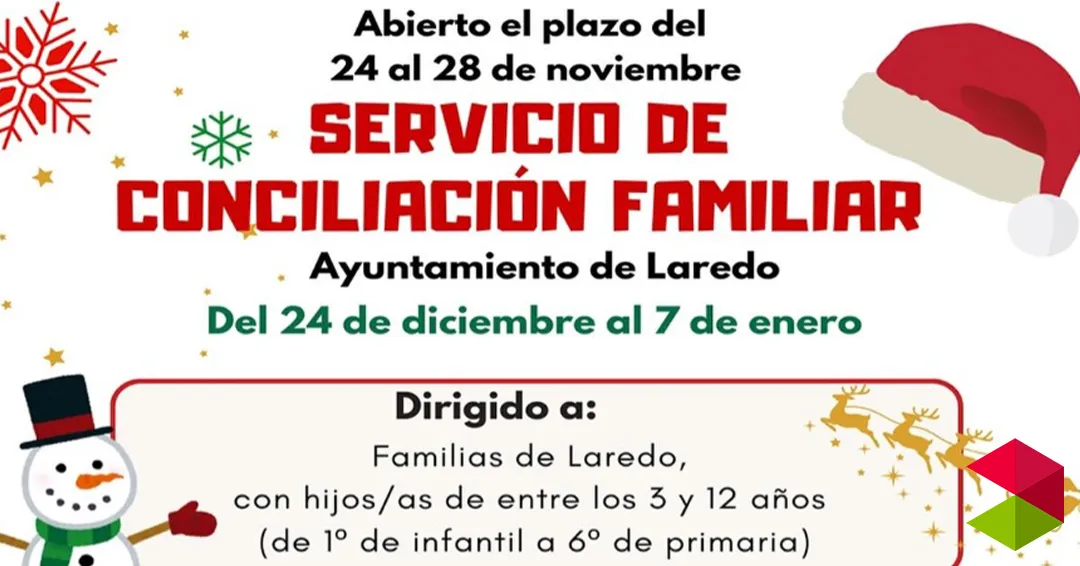 Servicio de conciliación familiar Navidad Laredo 2025