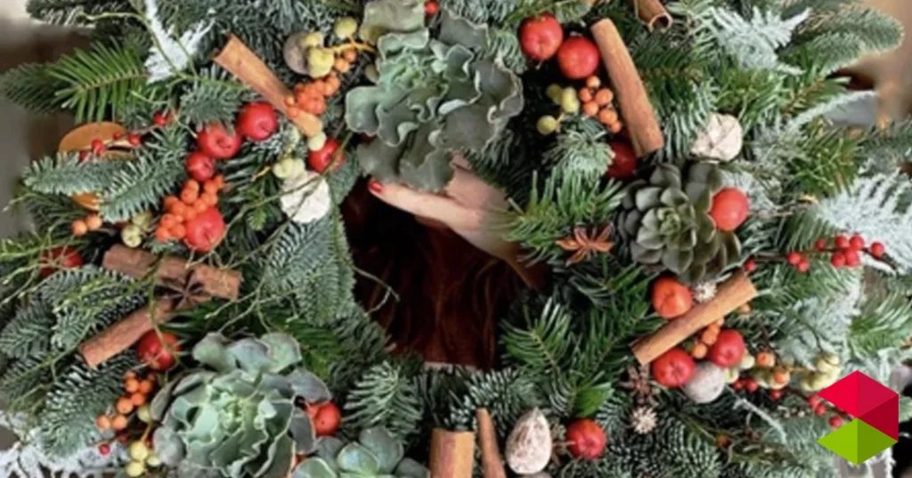 Taller coronas navidad Noja 2025