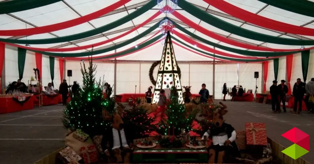 Horario mercado Navideño Piélagos 2025