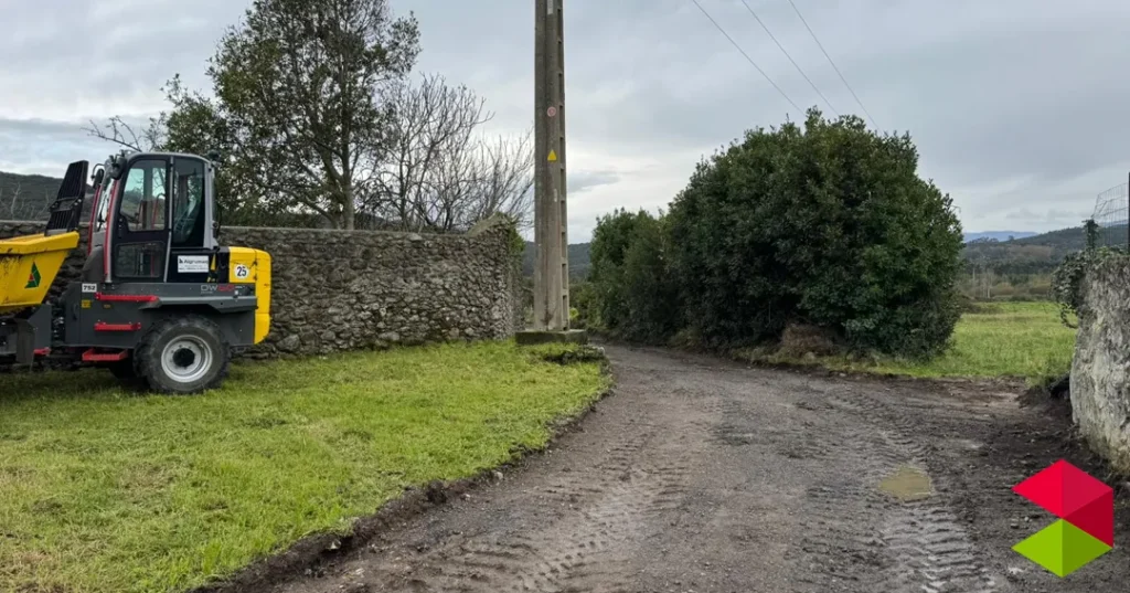 Noticias Noja Comienzan las obras de mejora en el camino del Barrio de La Rota