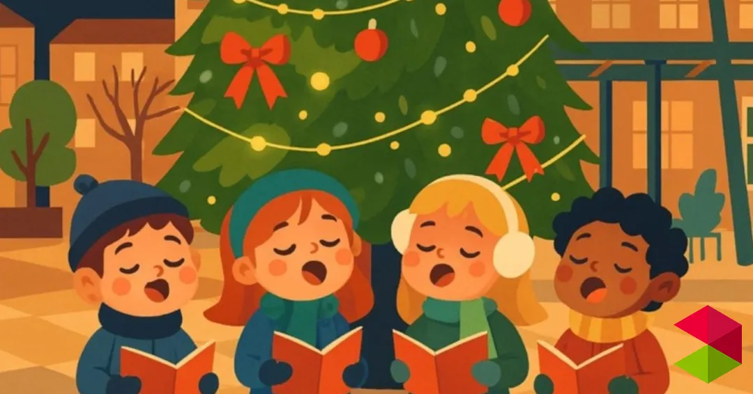 Villancicos cantados por escolares para dar la bienvenida a la Navidad