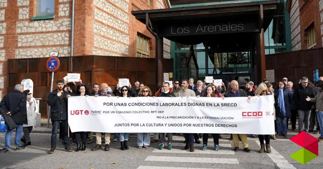 Los sindicatos de la SRECD concluyen su calendario inicial de movilizaciones sin noticias de Cultura para negociar un convenio