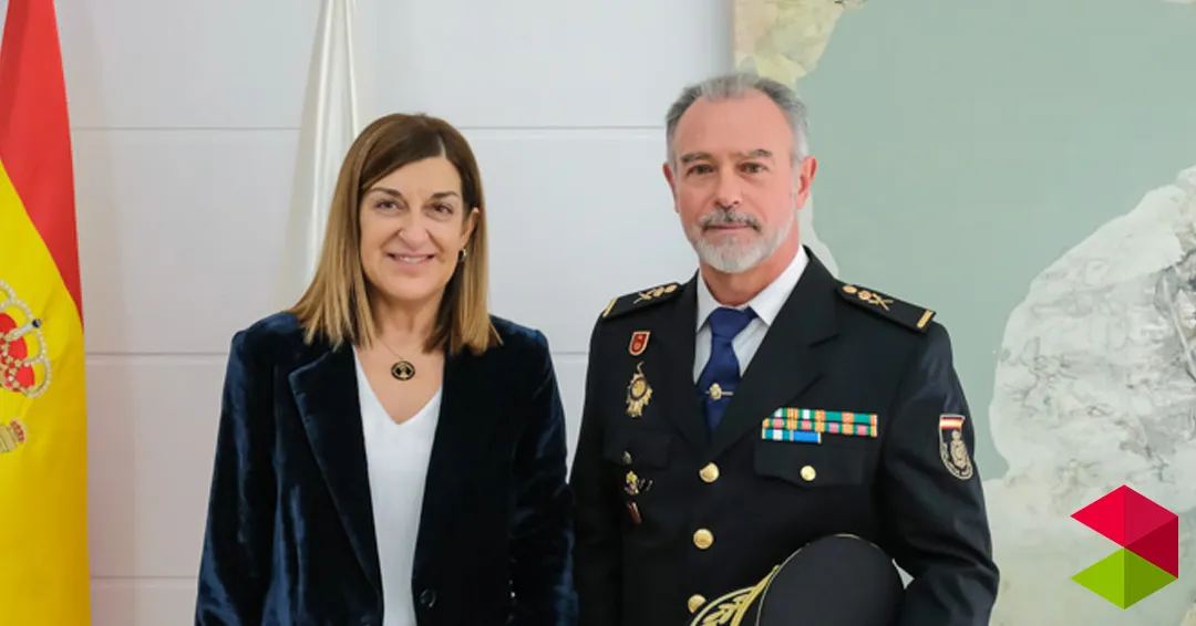 Buruaga ofrece la colaboración institucional del Gobierno al nuevo jefe superior de Policía en Cantabria