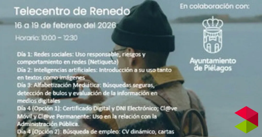 Piélagos y Cantabria Digitaliza invitan a los jóvenes del municipio a pasar de principiantes a expertos digitales en tan solo 4 días