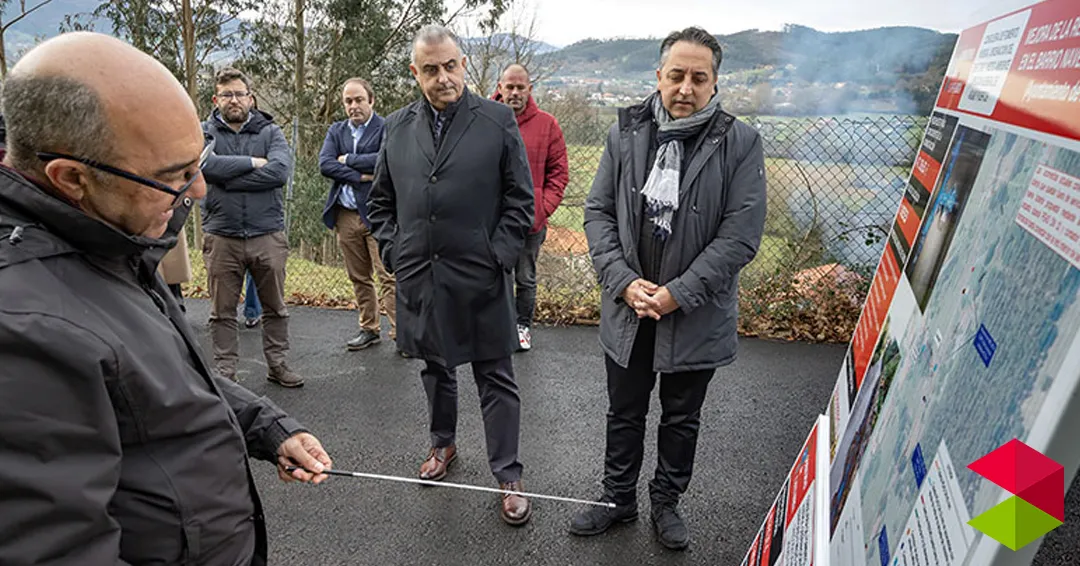 Media inaugura las obras de renovación de la red de abastecimiento de agua del barrio Naveda en Quijano