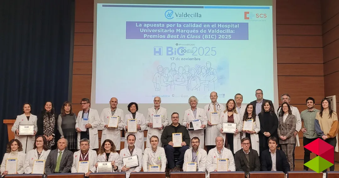 El Hospital reconoce a sus equipos distinguidos en los Premios Best in Class 2025