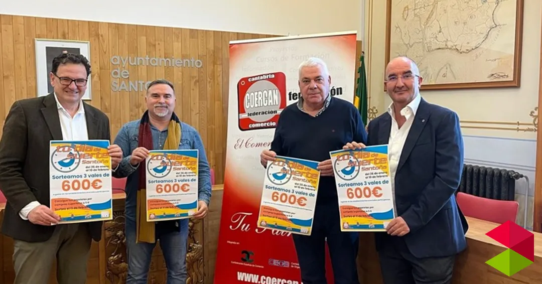El Gobierno de Cantabria presenta la campaña de dinamización comercial ‘Tú día de suerte en Santoña’